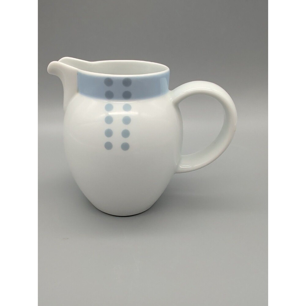 Vista Alegre Skandia Creamer Pitcher Blue Dots Portugal Porcelain Replacement